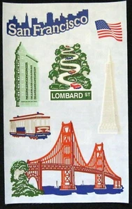 Mrs Grossman 'Destinations' Vintage Laser Cut Sticker Sheets *You Choose* - Picture 1 of 18