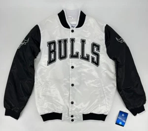 Starter Chicago Bulls Jacket Men's Medium Ty Mopkins Mr. Alan's Exclusive Oreo - Picture 1 of 22