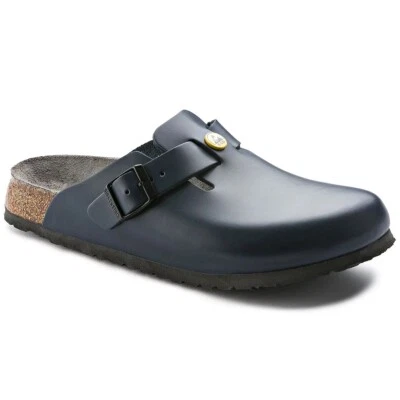 Birkenstock Boston ESD 061380 Blau Clogs Leder normale Weite - Bild 1 von 2