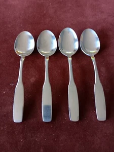 4er Set Oneida Community PAUL REVERE Edelstahl Satin Suppe Löffel 6-3/4" - Bild 1 von 2