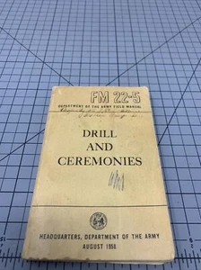 FM 22-5 Drills and Ceremonies August 1958 Fair T1 - Picture 1 of 10