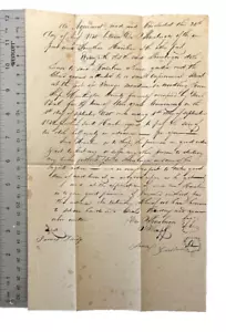 1830 Abkommen über Land am Fuße des Tussey's Mountain, Woodbury Township, PA - Bild 1 von 3