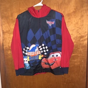 Disney Pixar Cars Lightweight Jacket Kids 10-12 Hoodie - Picture 1 of 15