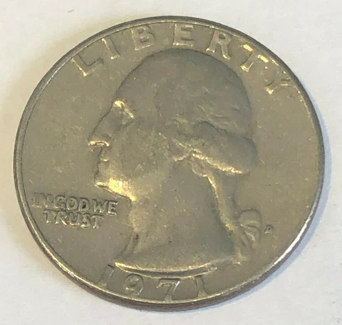 1971 D Quarter - You need this for your Eddie Van Halen guitar! Cover