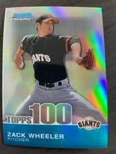 2010 Bowman Chrome Zack Wheeler Topps 100 REFRACTOR SP #TPC86 serial /499