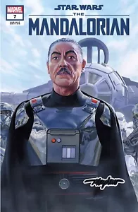 STAR WARS: THE MANDALORIAN #7 Mike Mayhew Studio Variante Cover Ein dunkles Wahrzeichen - Bild 1 von 3