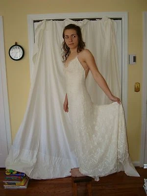 Collette Dinnigan brand new wedding dress with tags.  The wedding was cancelled. - Image 1 of 4