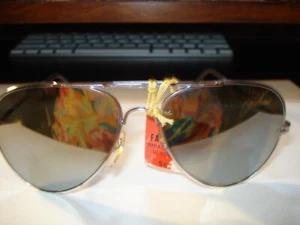 Vintage ST Sonnenbrille Metallgestell verspiegelt 80er Jahre nie getragen! - Bild 1 von 3