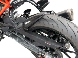 Abrazador trasero de malla plateada KTM RC125 y RC390 15-2023 de Powerbronze - Imagen 1 de 2