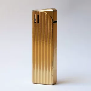 Vintage - Pora 77 - Feuerzeug / Lighter / Sammler / Vergoldet - Bild 1 von 9
