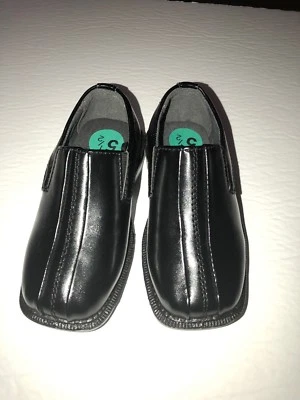 NWT DEER STAGS WINGS TODDLER BOY SZ 5.5M Black Slip On Loafer Shoes  MSRP $40 - Image 1 of 4