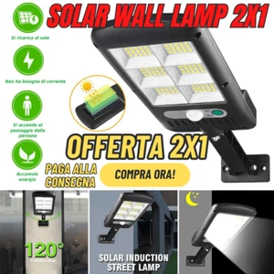 SOLAR WALL LAMP 2X1 sito ufficiale recensioni opinioni miglior faretto led solar - Foto 1 di 10