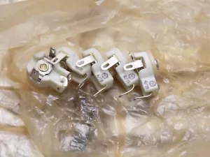 10x KPK-MP 4-15pF 450V Ceramic Trimmer Capacitor Silver plated USSR - Picture 1 of 6