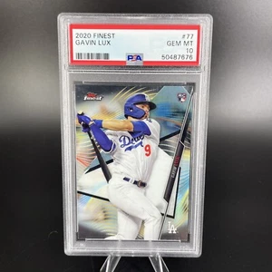 Gavin Lux RC ROOKIE CARD 2020 Topps Finest #77 PSA 10 LA Dodgers FREE SHIPPING - Bild 1 von 2