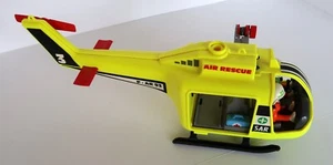 Playmobil 3845 Air Rescue 3 Helicopter Yellow Vintage 1996 Not Complete - Picture 1 of 11