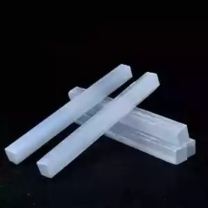 Selenite Crystal Wand/Stick – 10cm | Cleansing, Clarity, Energy Work, Protection - Picture 1 of 4