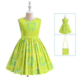 NEW Boutique Baby Girls Cosplay Costume Dress +Bag Summer Show Party Dresse - Picture 1 of 13