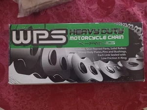 WPS Heavy Duty 520 114 link X-Ring Motorcycle Chain - Picture 1 of 4