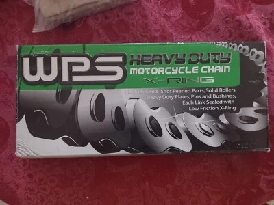 Cadena de moto WPS Heavy Duty 520 114 eslabones X-Ring Foto 1 de 4