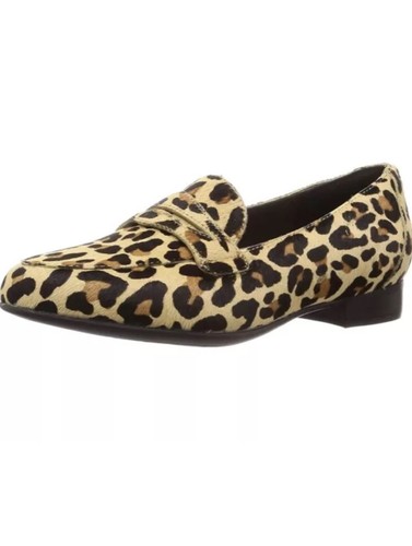 Scarpe basse Clarks Un Structured da donna Un Blush Go stampa leopardata pony UK 5 D 38
