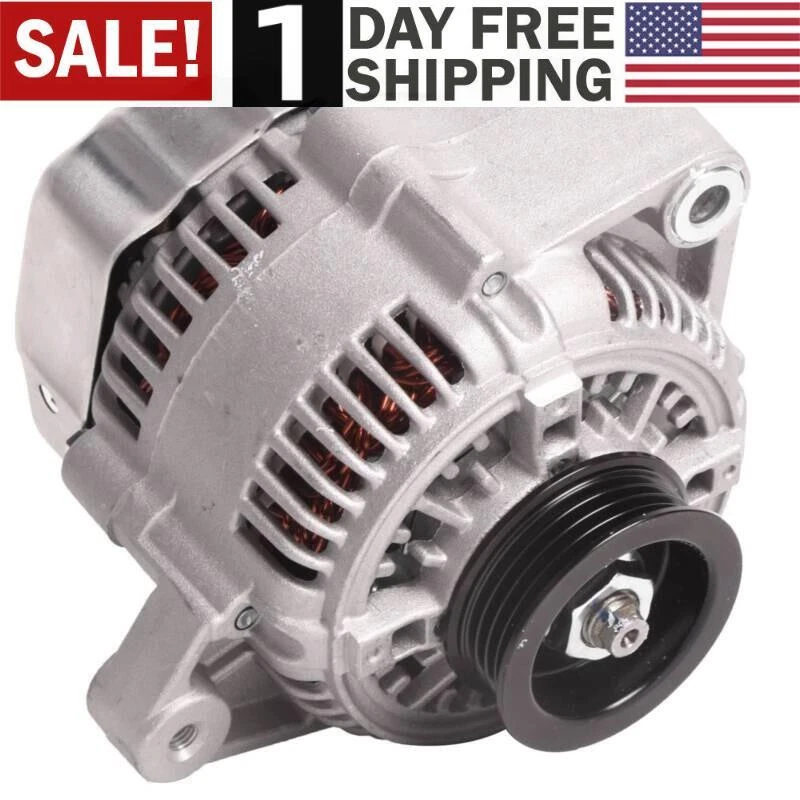 New Replacement Alternator Fits 93-98 Toyota Paseo Coupe Tercel Sedan 1.5L - Image 1 of 4
