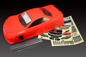 RIDE Subaru Impreza WRX STI 4 Door Touring Car Body (Orange) (Light Weight) - Picture 1 of 1