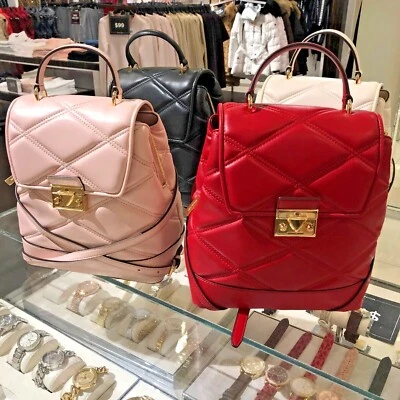 Michael Kors Ladies Medium Travel Backpack Handbag Purse Shoulder Bag Satchel MK - Image 1 of 4