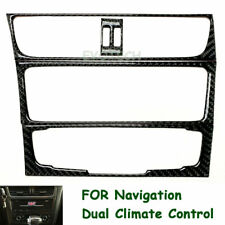 Real Carbon Fiber Interior Navi Climate Control Trim Cover For 08-17 A5 S5 RS5 A
