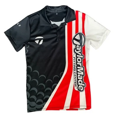 Taylor Made Fitting Center Golf Polo All Over Print Shirt Mens Size Small (Read) - Image 1 of 4