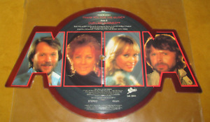 ABBA Thank You For The Music  ORIG 1st UK EPIC 1983 Shaped Picture Disc