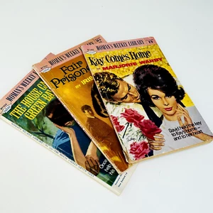 Bundle of 3 Vintage 1964 Woman's Weekly Library Romance Novellas #105, 207 & 224 - Picture 1 of 12
