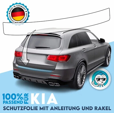 LACKSCHUTZFOLIE für Kia CEED SW Kombi 3 CD Zubehör Ladekantenschutz transparent