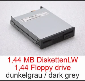 1.44MB Floppy Drive Disk Drive Floppy Drive Dark Gray Almost Black - Picture 1 of 1