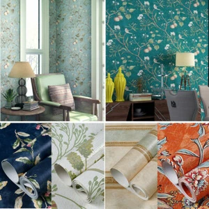 3M Self Adhesive Floral Wallpaper Living Room Bedroom Peel - Stick Wall Sticker - Picture 1 of 24