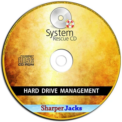 NEW & Fast Ship! System Rescue CD - Repair / Restore Hard Drive Data Loss Disc - Image 1 of 4