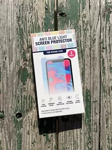 2-Pack | ORBIT Anti-Blue Light Smartphone Screen Protector for iPhone X / XS - Picture 1 of 4