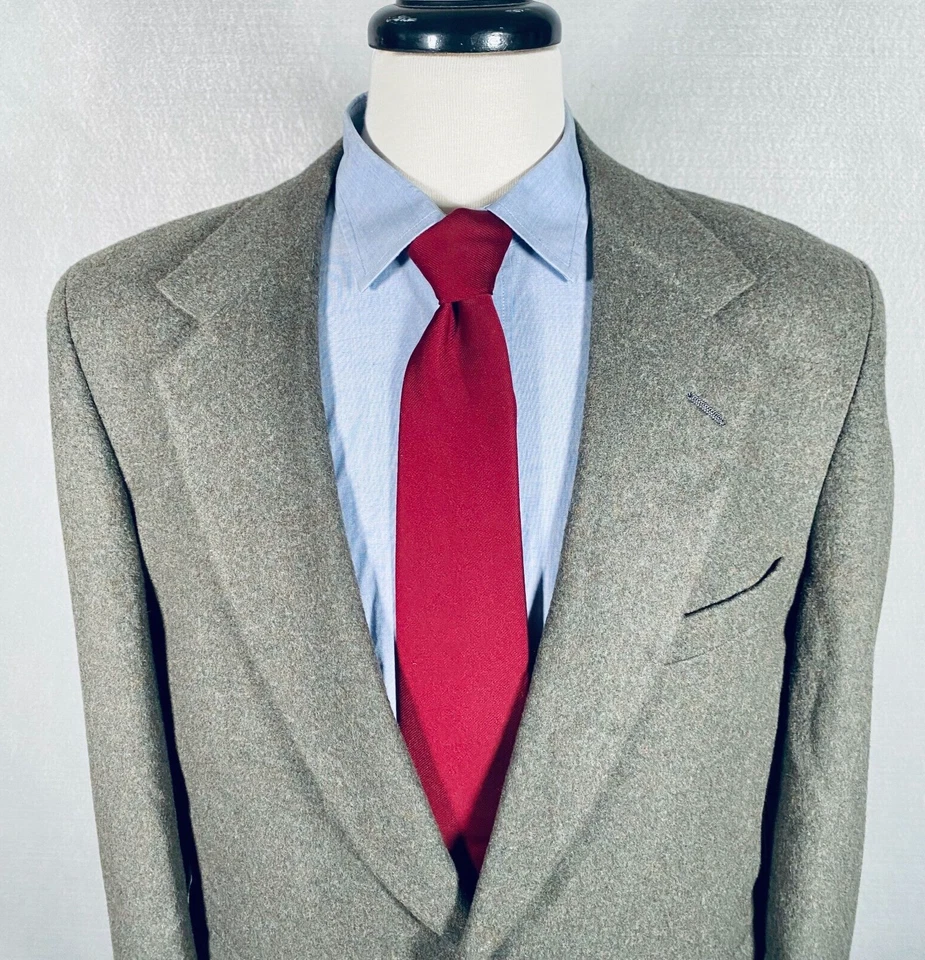 Blazer Vintage CC Clothier’s Para Hombre 42S Verde Cabello Camel Abrigo Deportivo Chaqueta Unión Foto 1 de 4