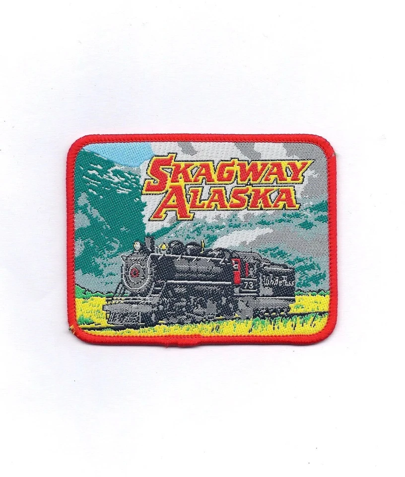 Vintage Skagway and Train Patch - Image 1 of 1