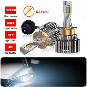 2X D2S/D2R LED Bulbs 6500K 50000LM White Xenon Headlight Car Head Conversion Kit - Picture 1 of 11