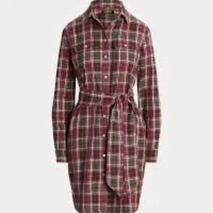 Lauren Ralph Lauren Plaid Belted Shirt Dress SZ 6 NWT - Picture 1 of 9