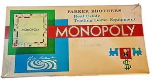 vintage 1961 monopoly board game parker brothers classic original - Picture 1 of 9