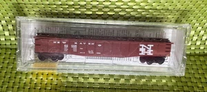 N Scale Micro-Trains #106010 New Haven RR 50’ Low Cover Gondola #62005 - Picture 1 of 10