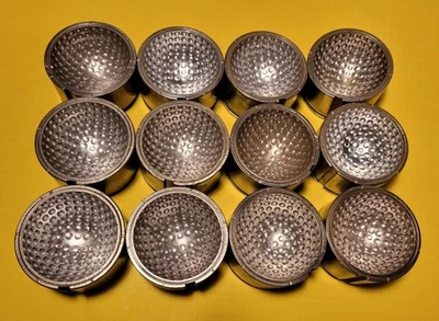 Vintage Antique  12 Piece Golf Ball Molds/6 sets, Locking Ring And Key Style. - Image 1 of 4