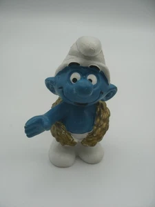 PVC Puffi SMURF SCHLUMPF ancien Schleich GERMANY Schtroumpf Vainqueur 2.0058 - Picture 1 of 5