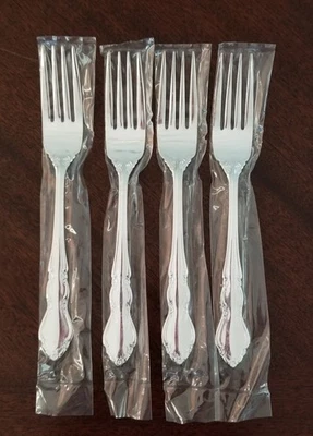 Nuevo Lote de 4 Tenedores de Cena Towle Supreme Cutlery "Baroness" 7 1/4" Foto 1 de 3