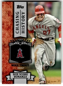 Topps Chasing History 2013 #CH-64 Mike Trout Los Angeles Angels - Imagen 1 de 2