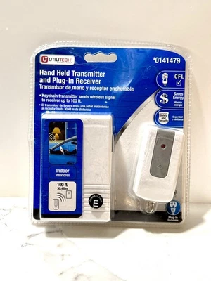 Utilitech Keychain Hand Held Transmitter And Plug-In Receiver #0141479 - Image 1 of 2