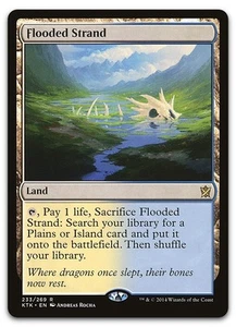 Flooded Strand #233 (NM) Khans of Tarkir KTK Magic MTG - Picture 1 of 2