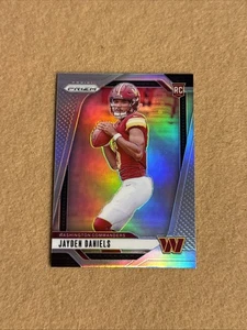2024 Panini Prizm - Rookies Jayden Daniels #347 Silver Prizm (RC) NFL Commanders - Picture 1 of 2
