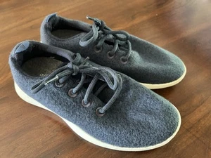 Allbirds Wool Runners Size 8 Shoes Blue Comfort Casual Trainer Sneakers - Picture 1 of 11